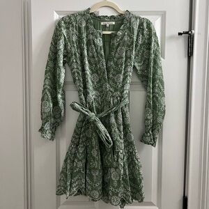 NWOT Baybala Jillian Mint Green Embroidered Dress XS